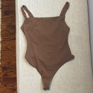 Fits Everybody Square Neck Bodysuit Size Small